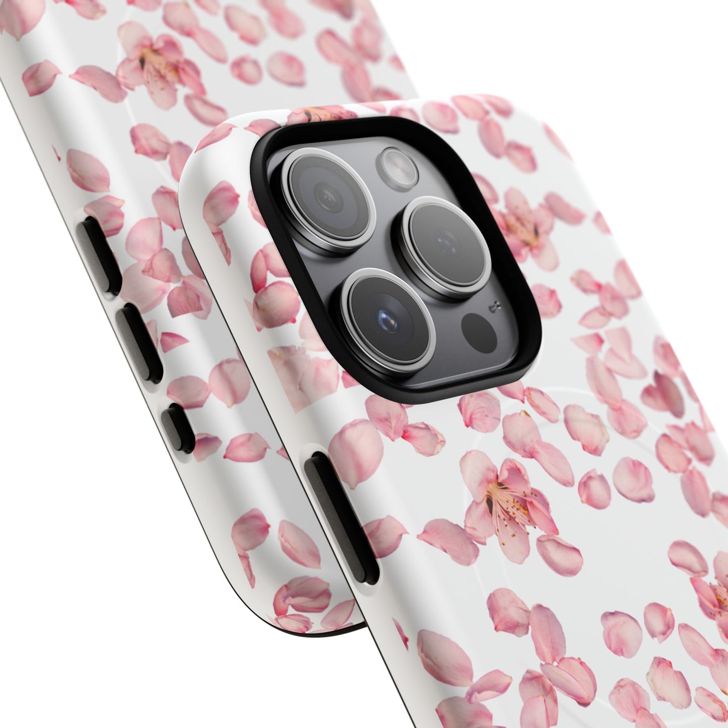 Pink Blossom Magnetic Phone Case – Floral Protective Cover, Cute & Trendy Gift for Her