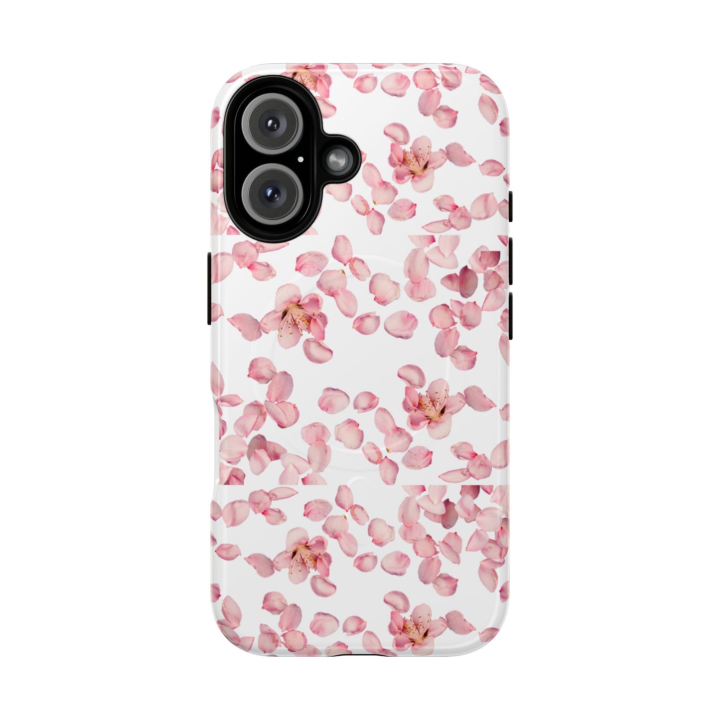 Pink Blossom Magnetic Phone Case – Floral Protective Cover, Cute & Trendy Gift for Her