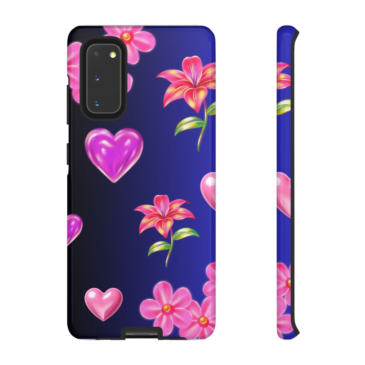 Flower Hearts Phone Case – Cute, Stylish & Protective Gift