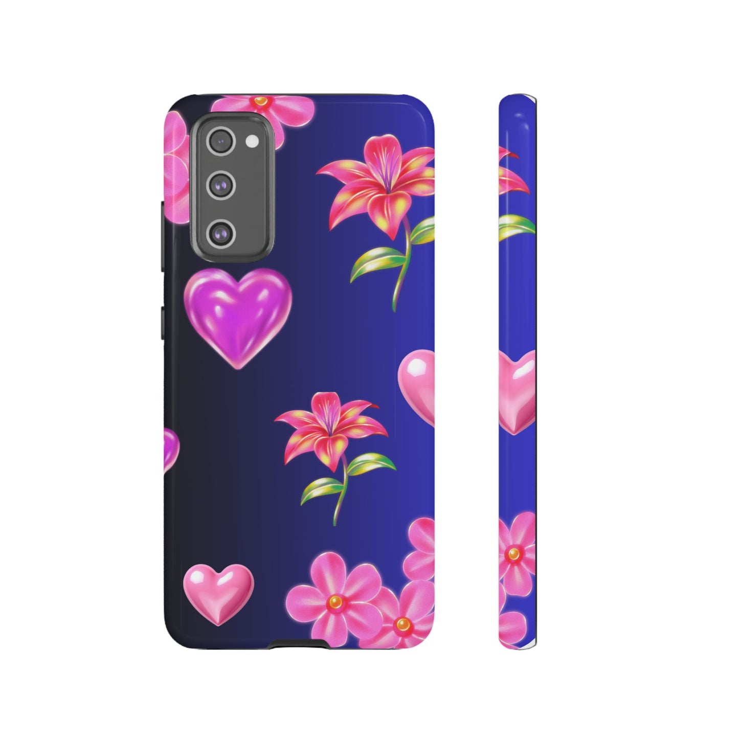 Flower Hearts Phone Case – Cute, Stylish & Protective Gift