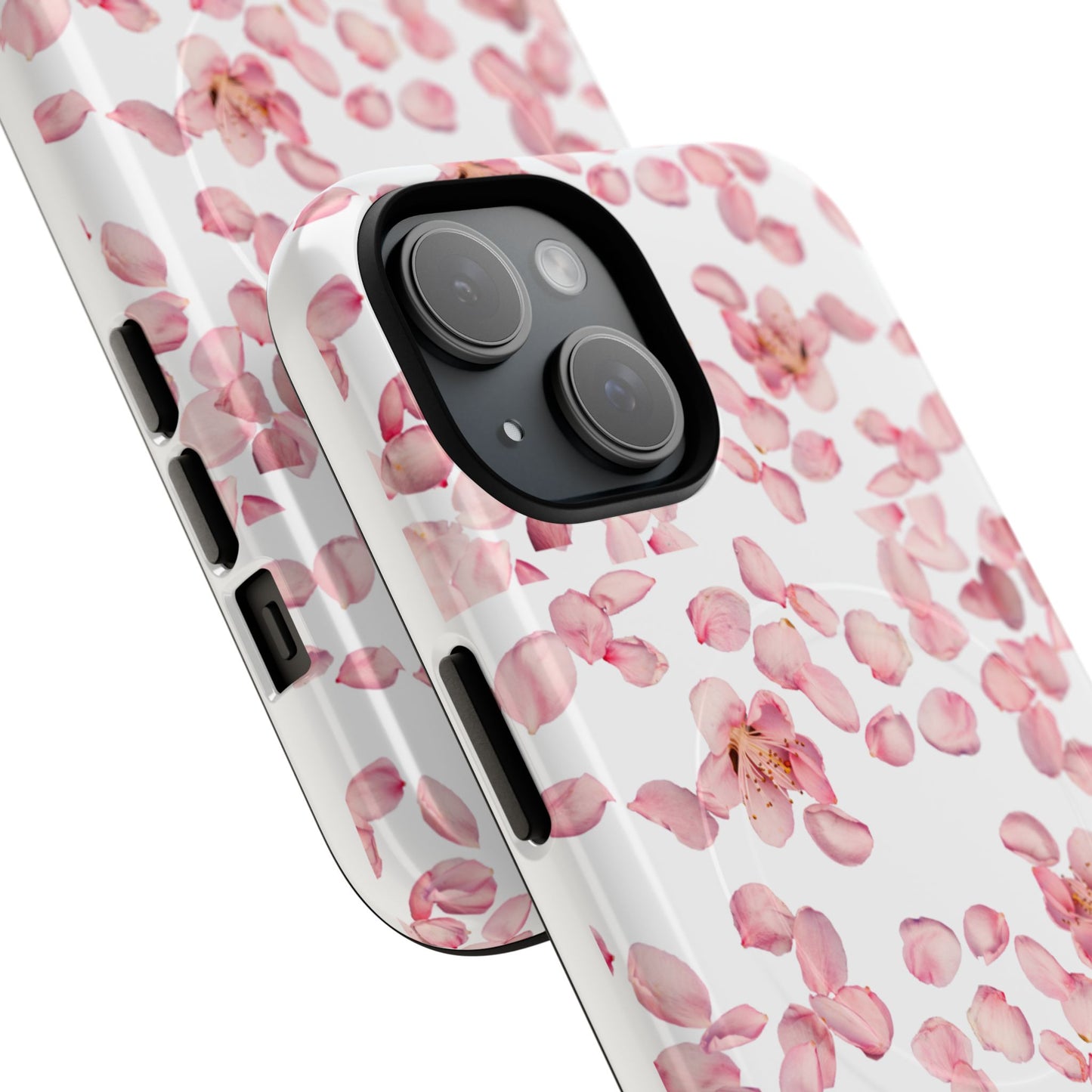 Pink Blossom Magnetic Phone Case – Floral Protective Cover, Cute & Trendy Gift for Her