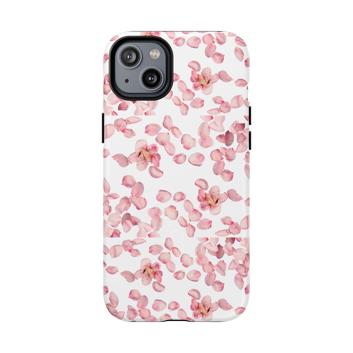 Pink Blossom Magnetic Phone Case – Floral Protective Cover, Cute & Trendy Gift for Her