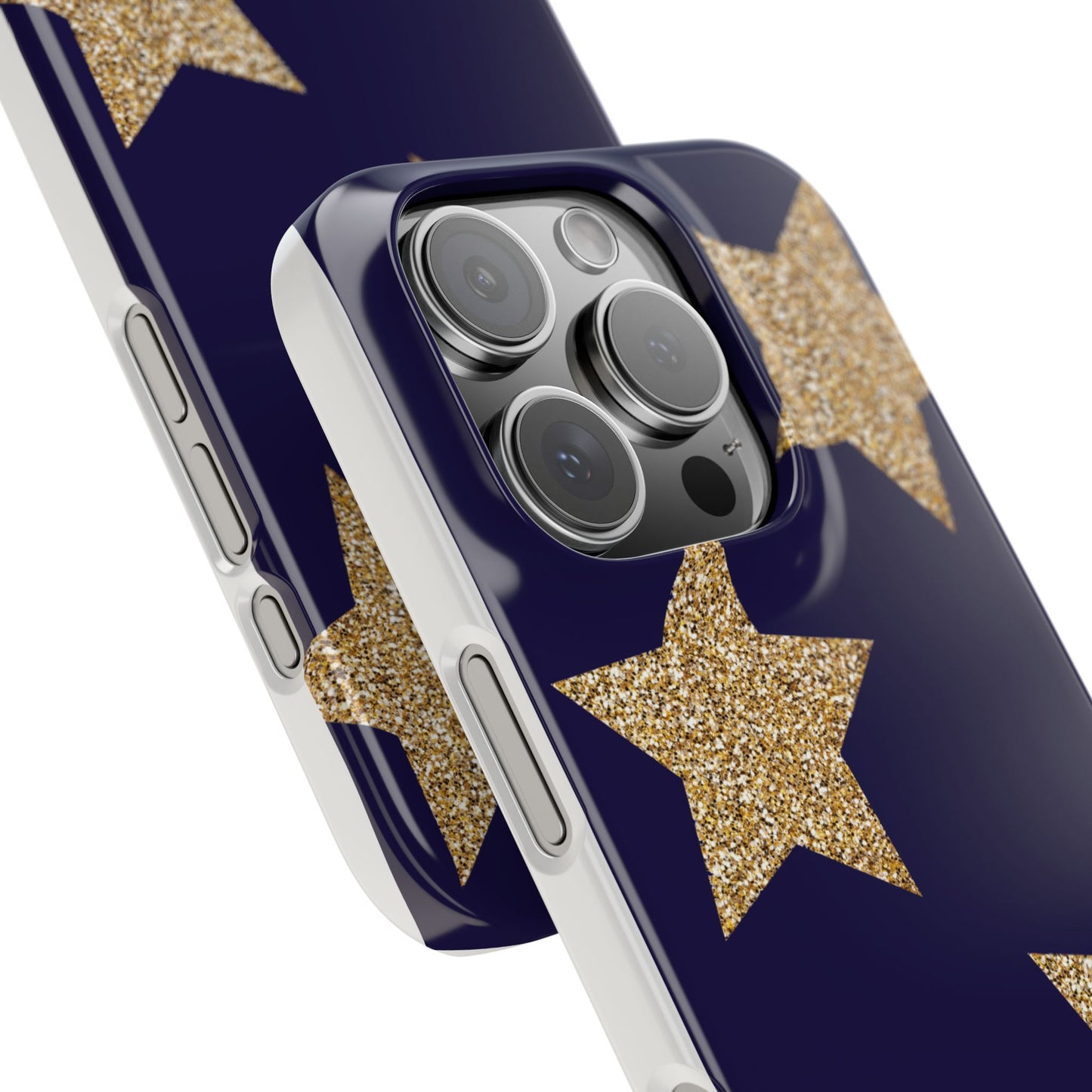 Glitter Star Phone Case – Cute & Stylish Cover, Gift for Her