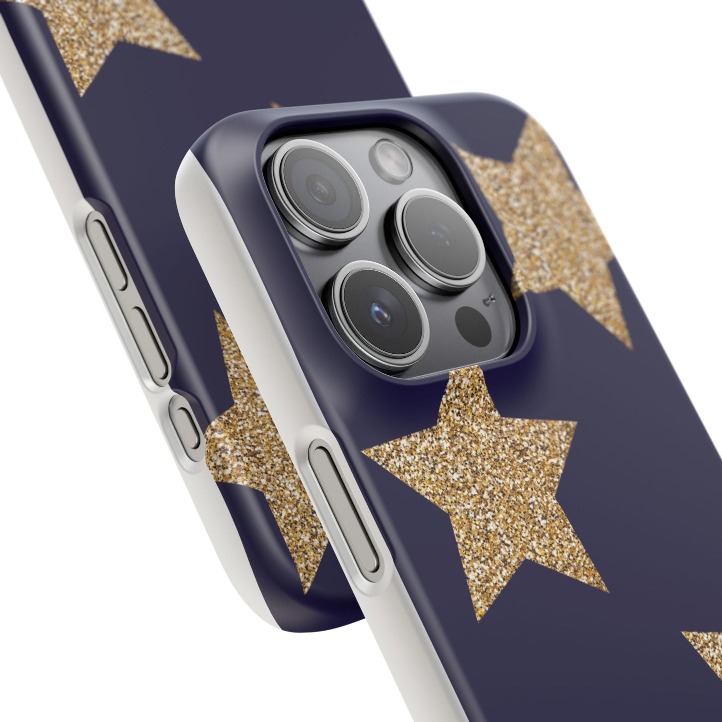 Glitter Star Phone Case – Cute & Stylish Cover, Gift for Her