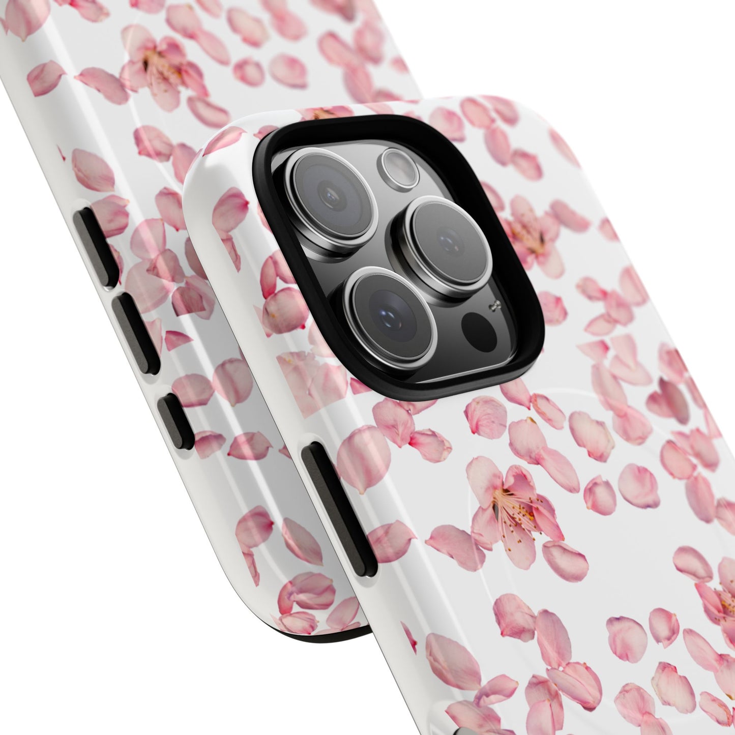 Pink Blossom Magnetic Phone Case – Floral Protective Cover, Cute & Trendy Gift for Her