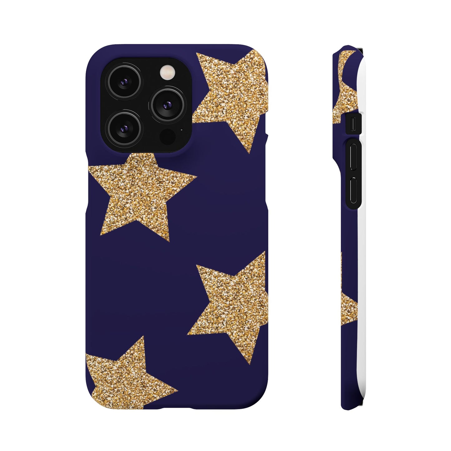 Glitter Star Phone Case – Cute & Stylish Cover, Gift for Her