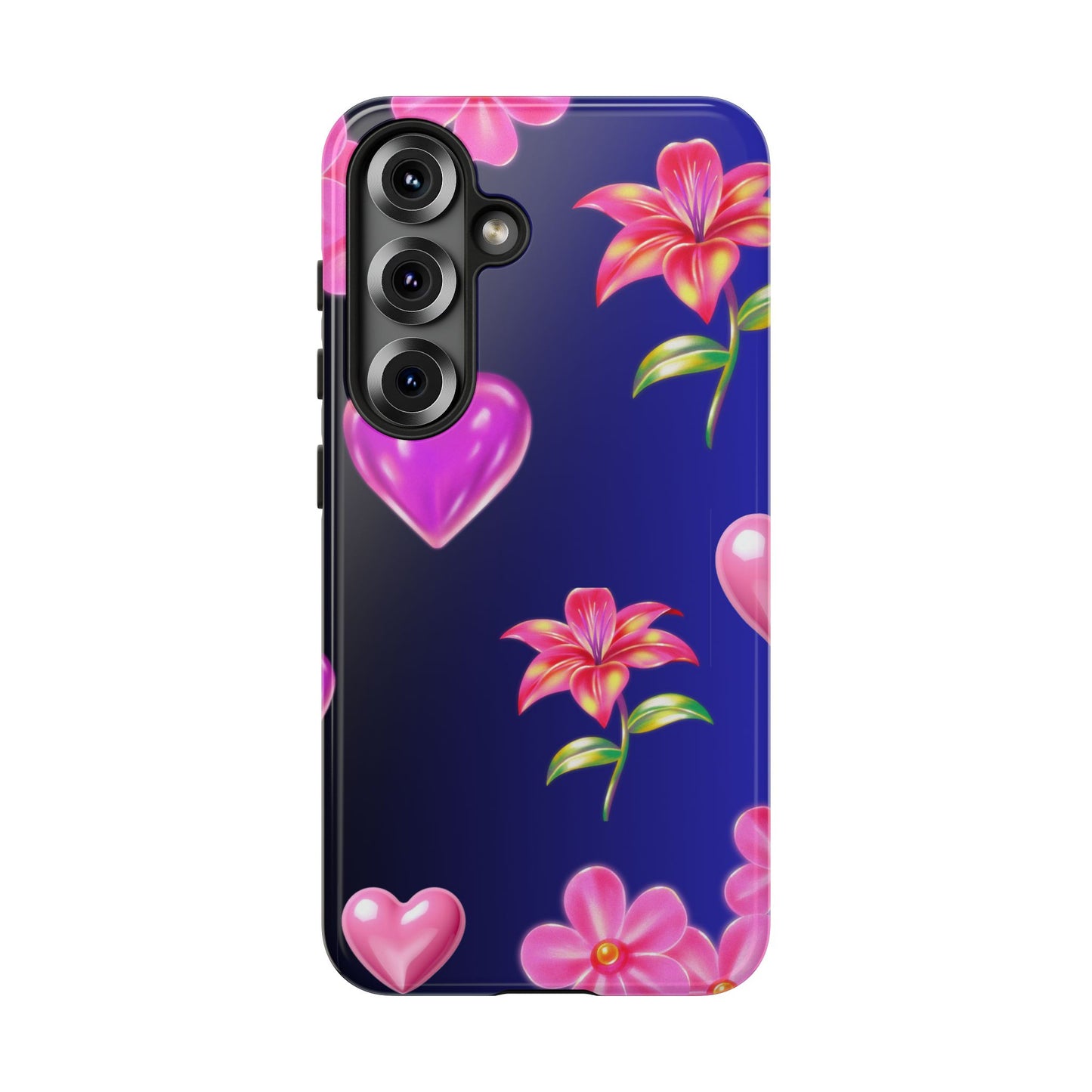 Flower Hearts Phone Case – Cute, Stylish & Protective Gift