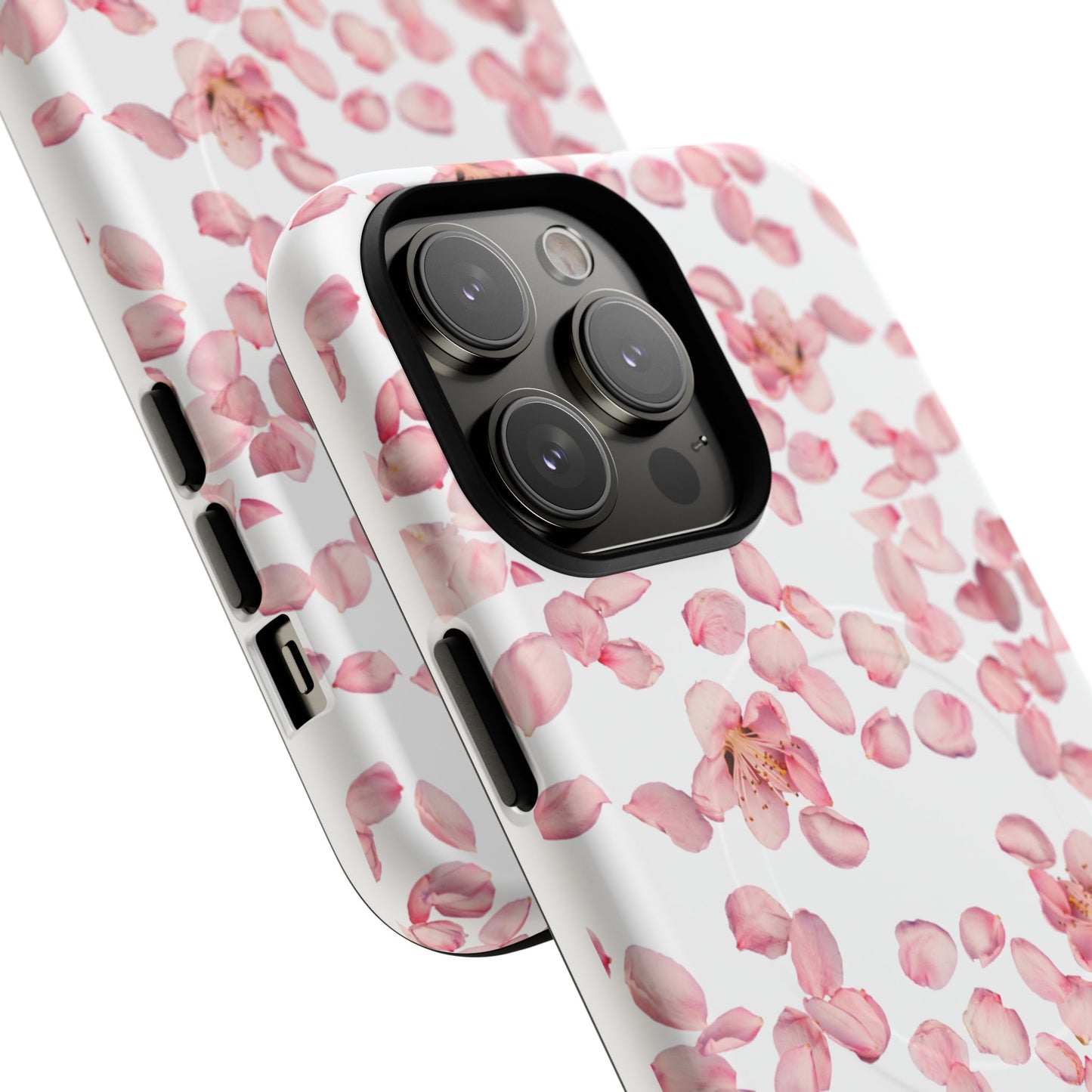 Pink Blossom Magnetic Phone Case – Floral Protective Cover, Cute & Trendy Gift for Her
