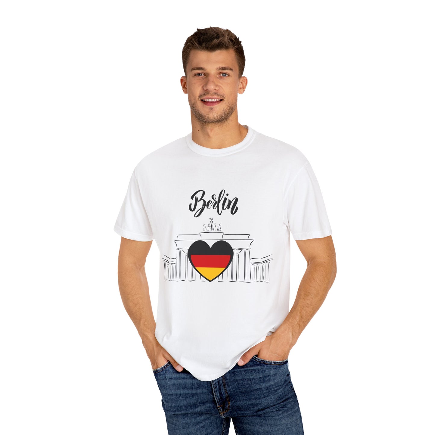 Berlin Love Unisex Graphic Tee – Travel Souvenir & Gift for Germany Lovers