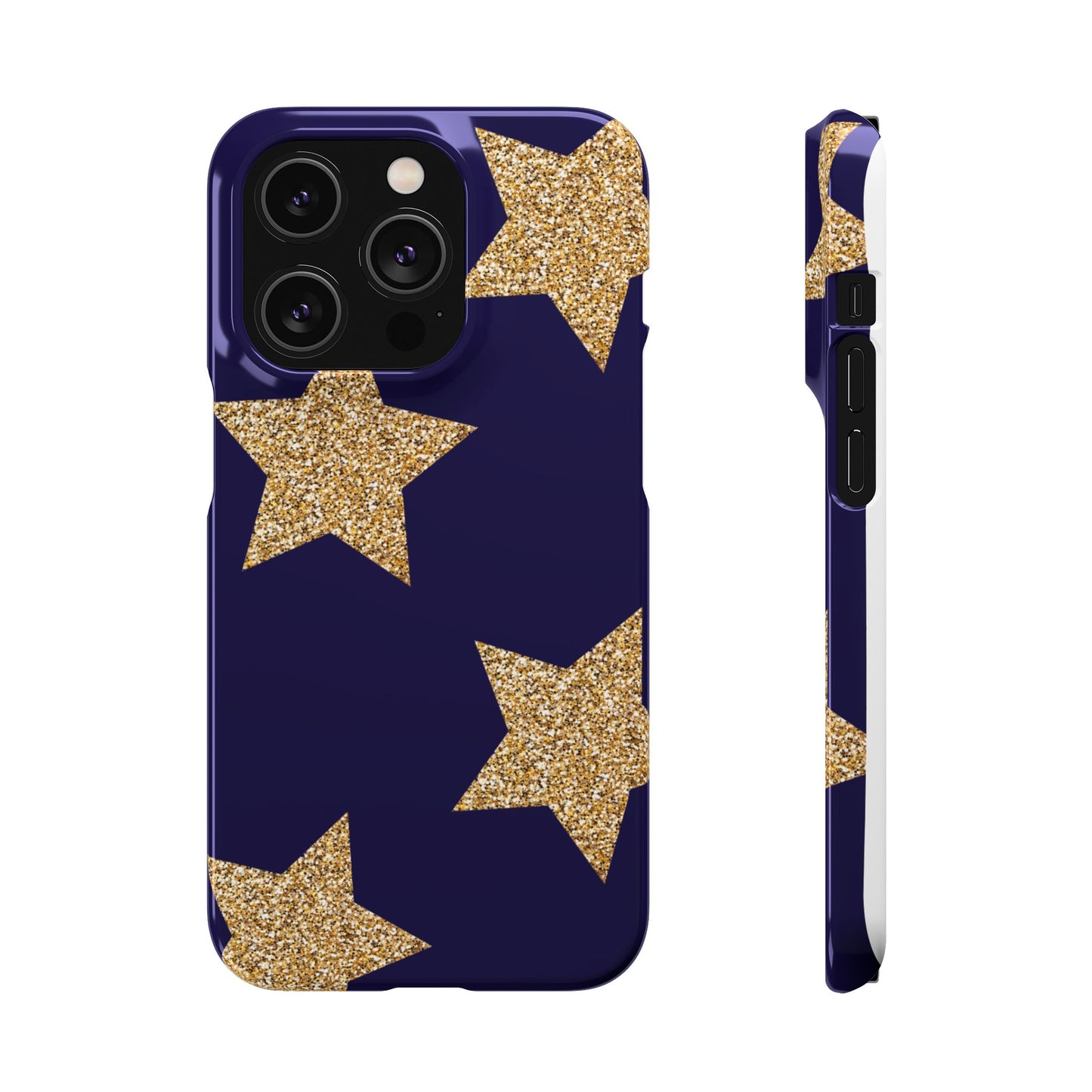 Glitter Star Phone Case – Cute & Stylish Cover, Gift for Her