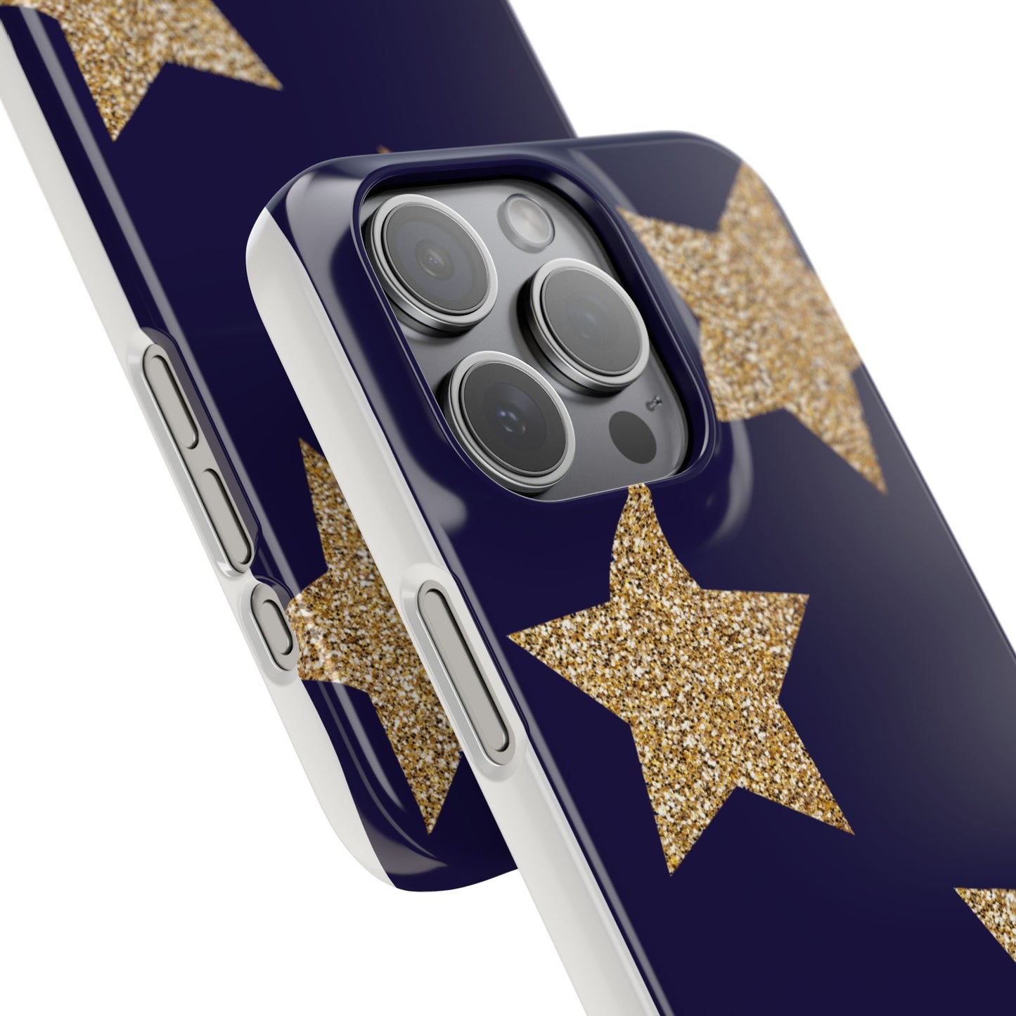Glitter Star Phone Case – Cute & Stylish Cover, Gift for Her