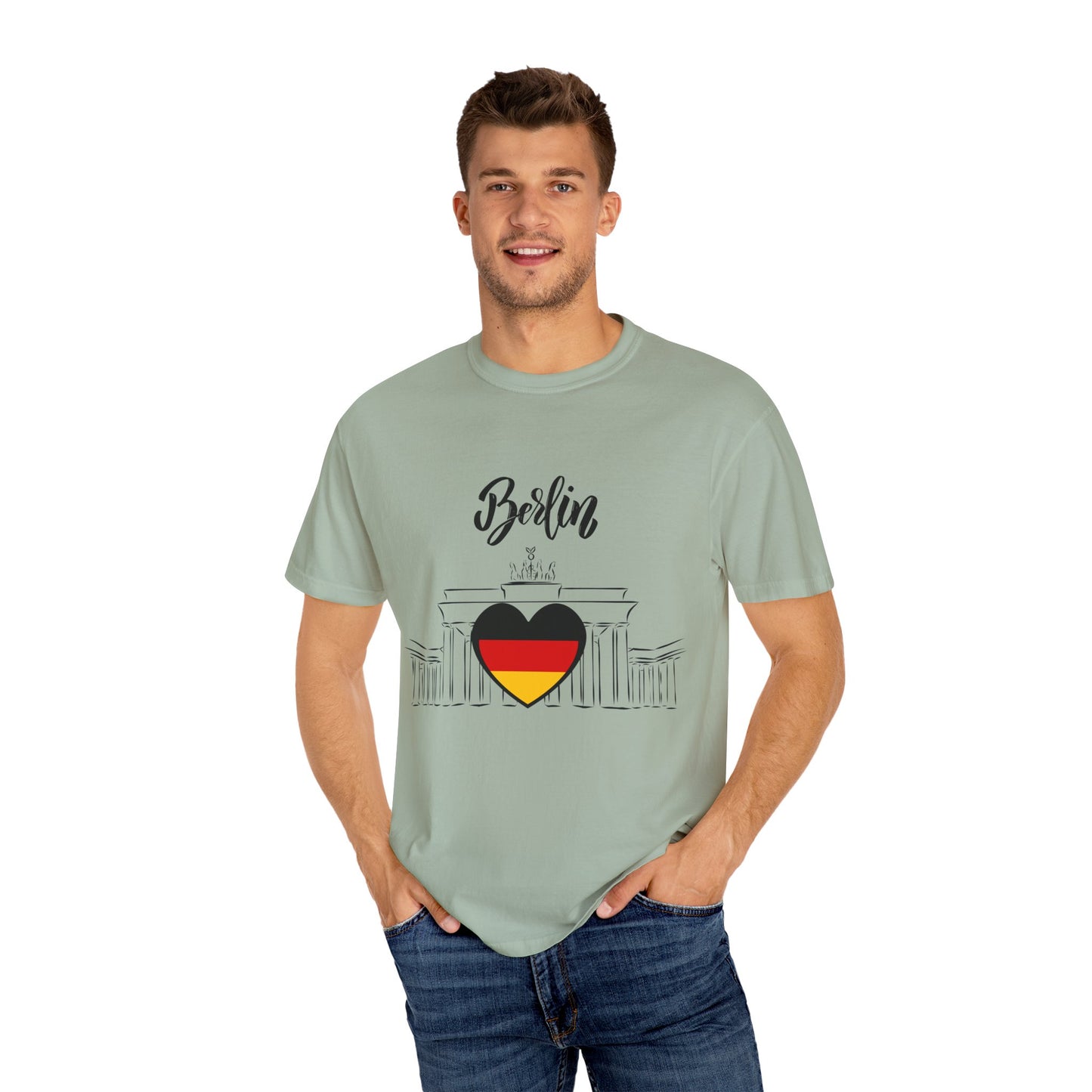 Berlin Love Unisex Graphic Tee – Travel Souvenir & Gift for Germany Lovers