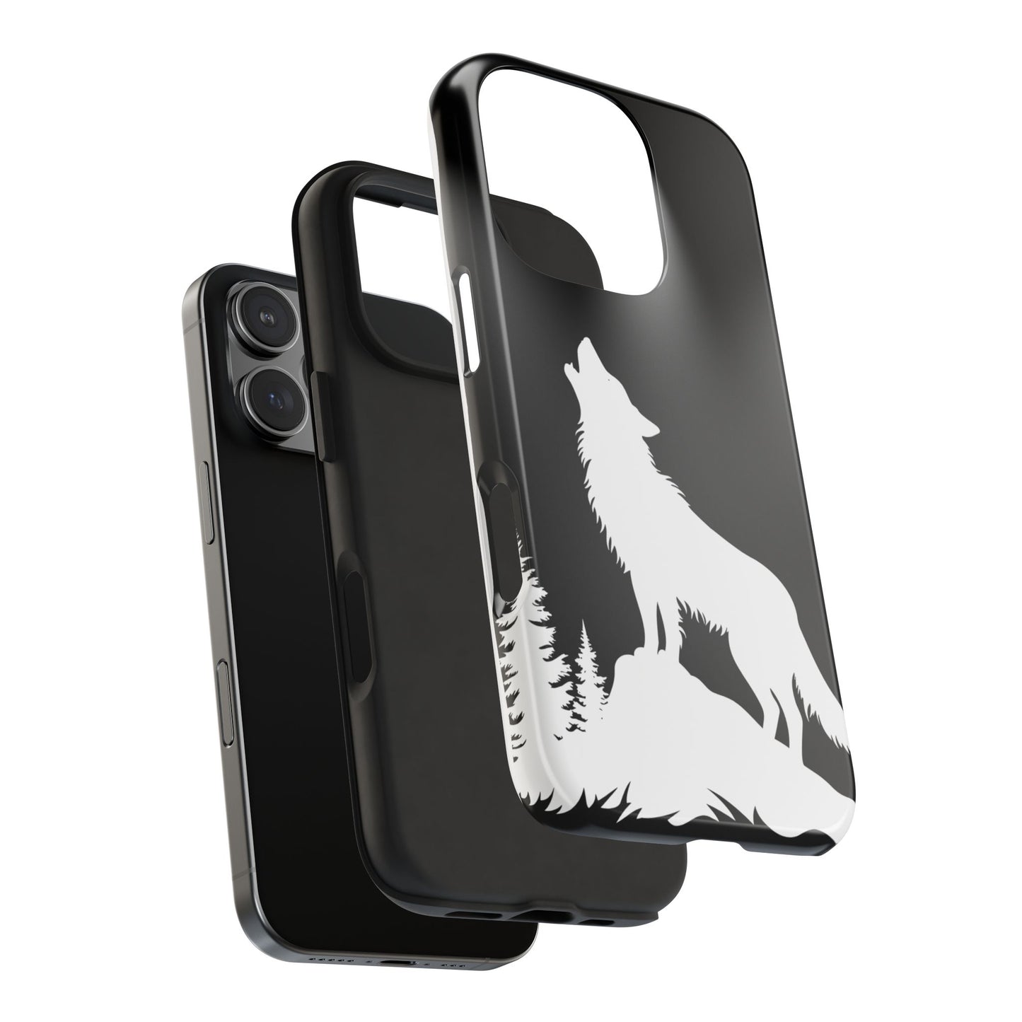 Wolf Howling Tough Phone Case | Wildlife Design | Nature Lover Gift