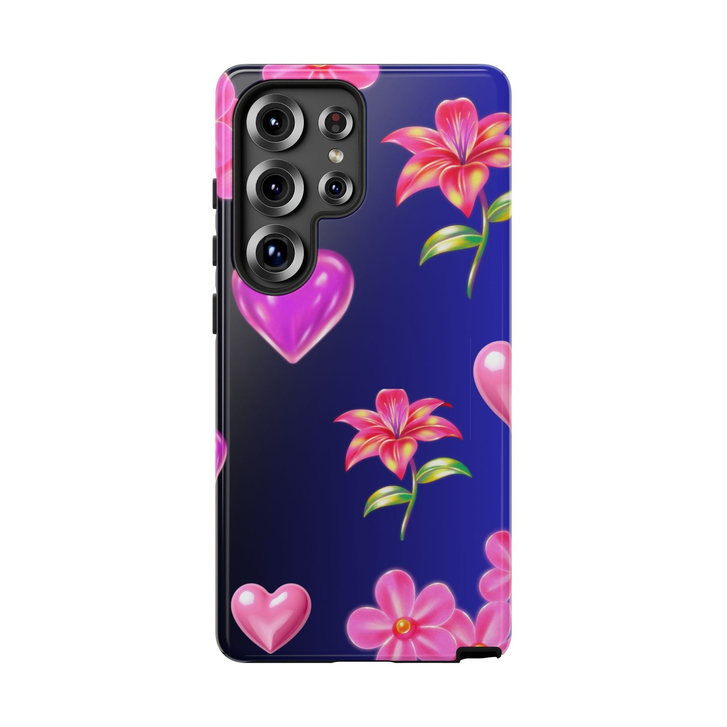 Flower Hearts Phone Case – Cute, Stylish & Protective Gift