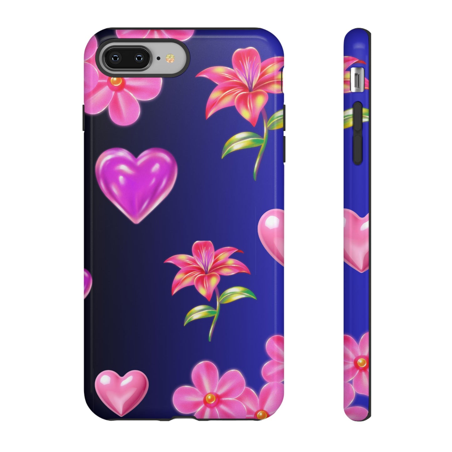 Flower Hearts Phone Case – Cute, Stylish & Protective Gift