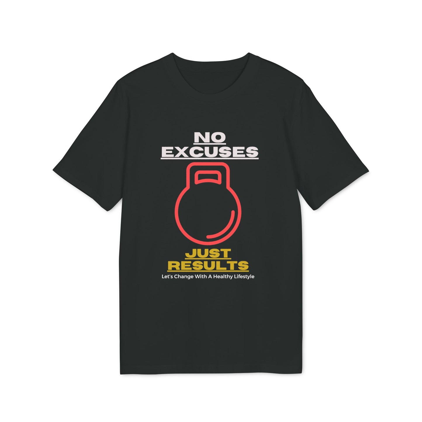 Motivational Workout T-Shirt | Unisex Gym Apparel | No Excuses Just Results