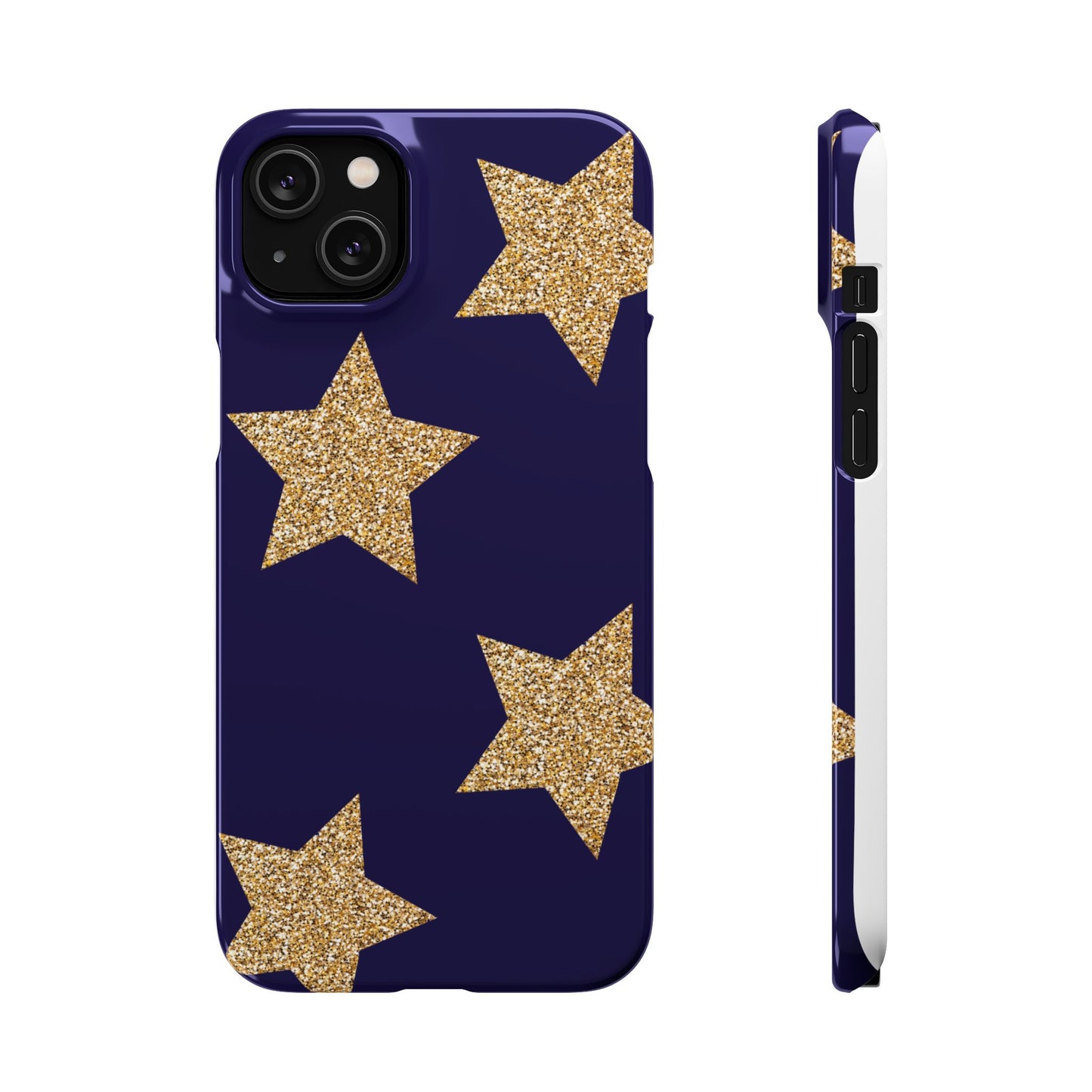 Glitter Star Phone Case – Cute & Stylish Cover, Gift for Her