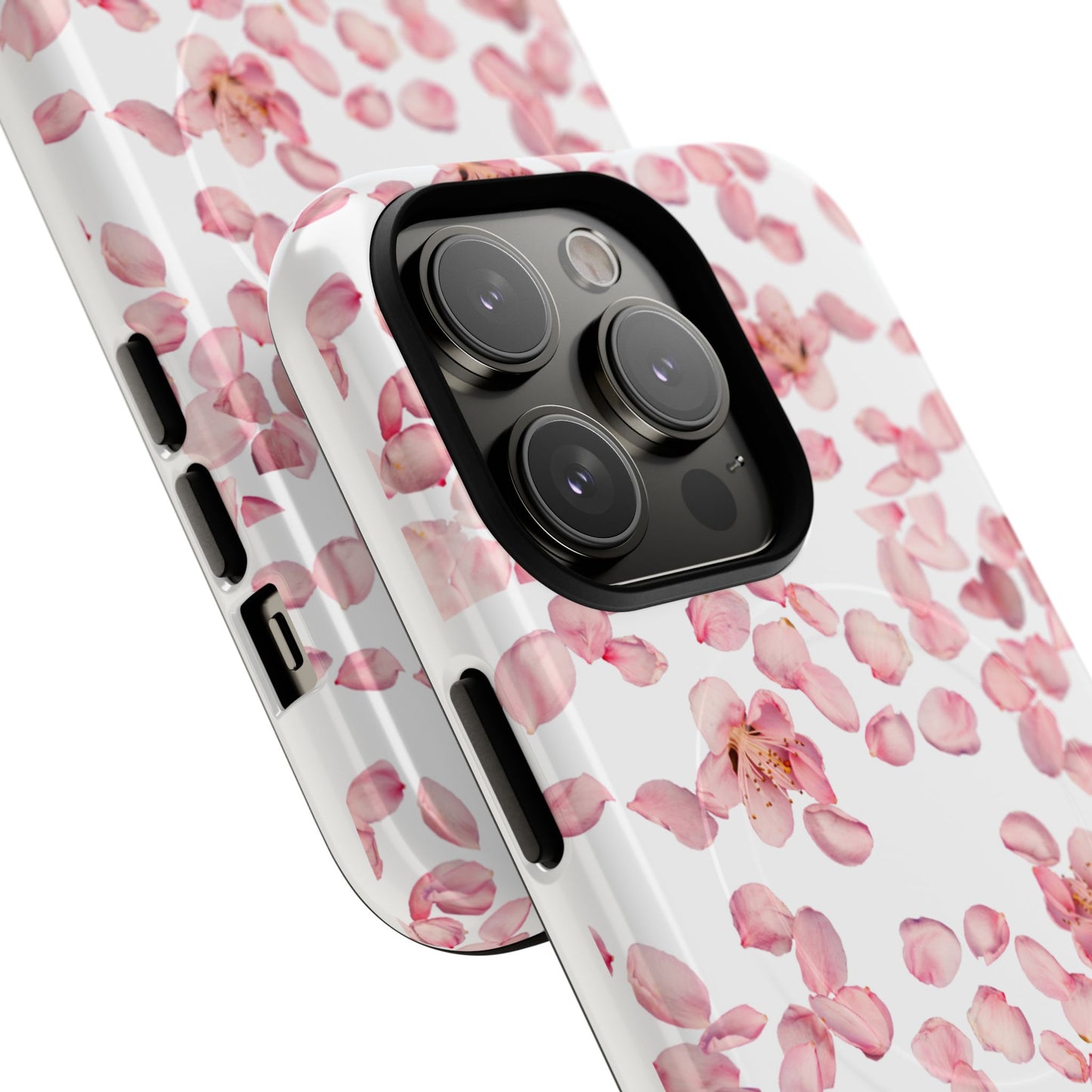 Pink Blossom Magnetic Phone Case – Floral Protective Cover, Cute & Trendy Gift for Her