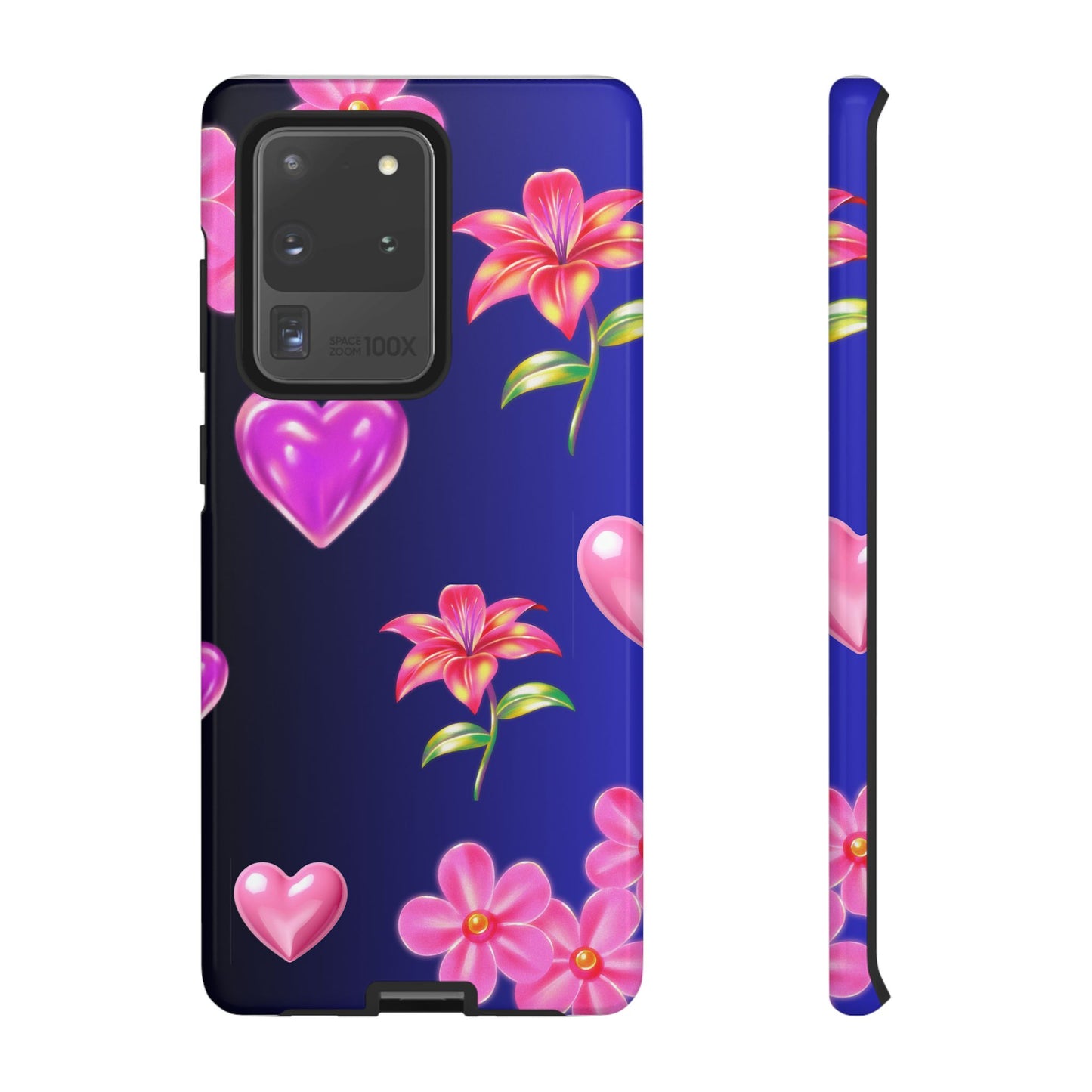 Flower Hearts Phone Case – Cute, Stylish & Protective Gift