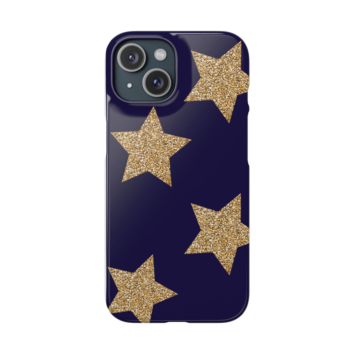 Glitter Star Phone Case – Cute & Stylish Cover, Gift for Her