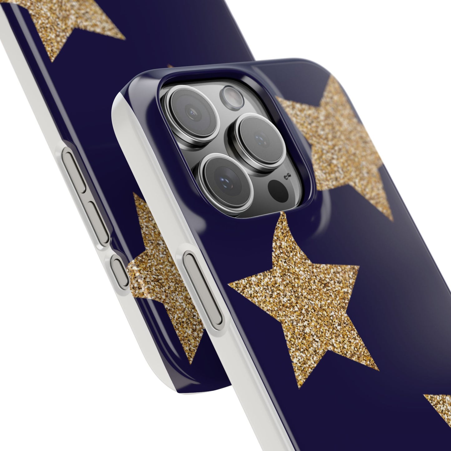 Glitter Star Phone Case – Cute & Stylish Cover, Gift for Her