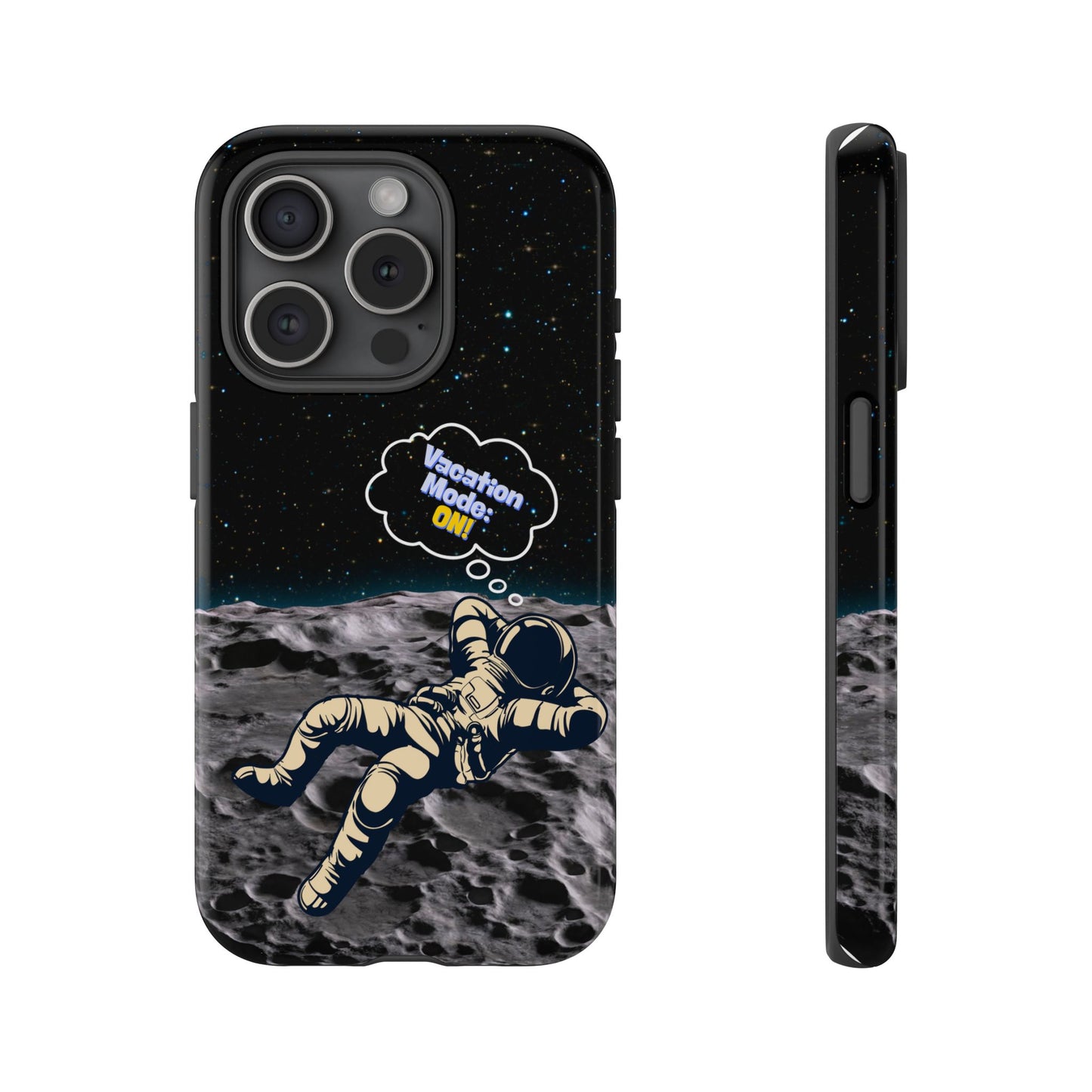 Astronaut Phone Case – Vacation Mode On, Cute Cosmic Gift