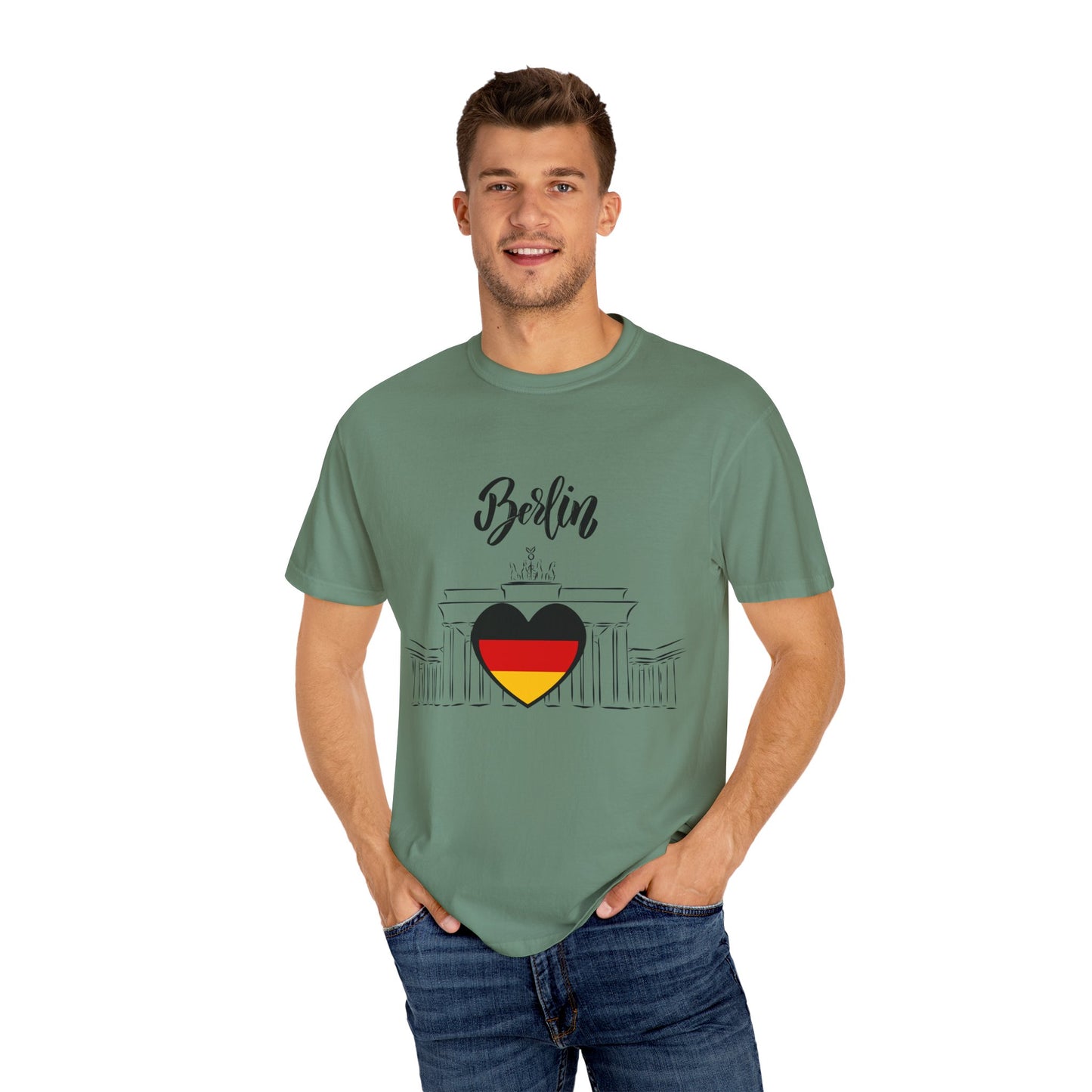 Berlin Love Unisex Graphic Tee – Travel Souvenir & Gift for Germany Lovers