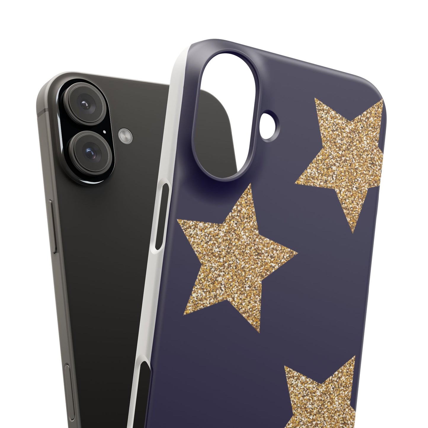 Glitter Star Phone Case – Cute & Stylish Cover, Gift for Her