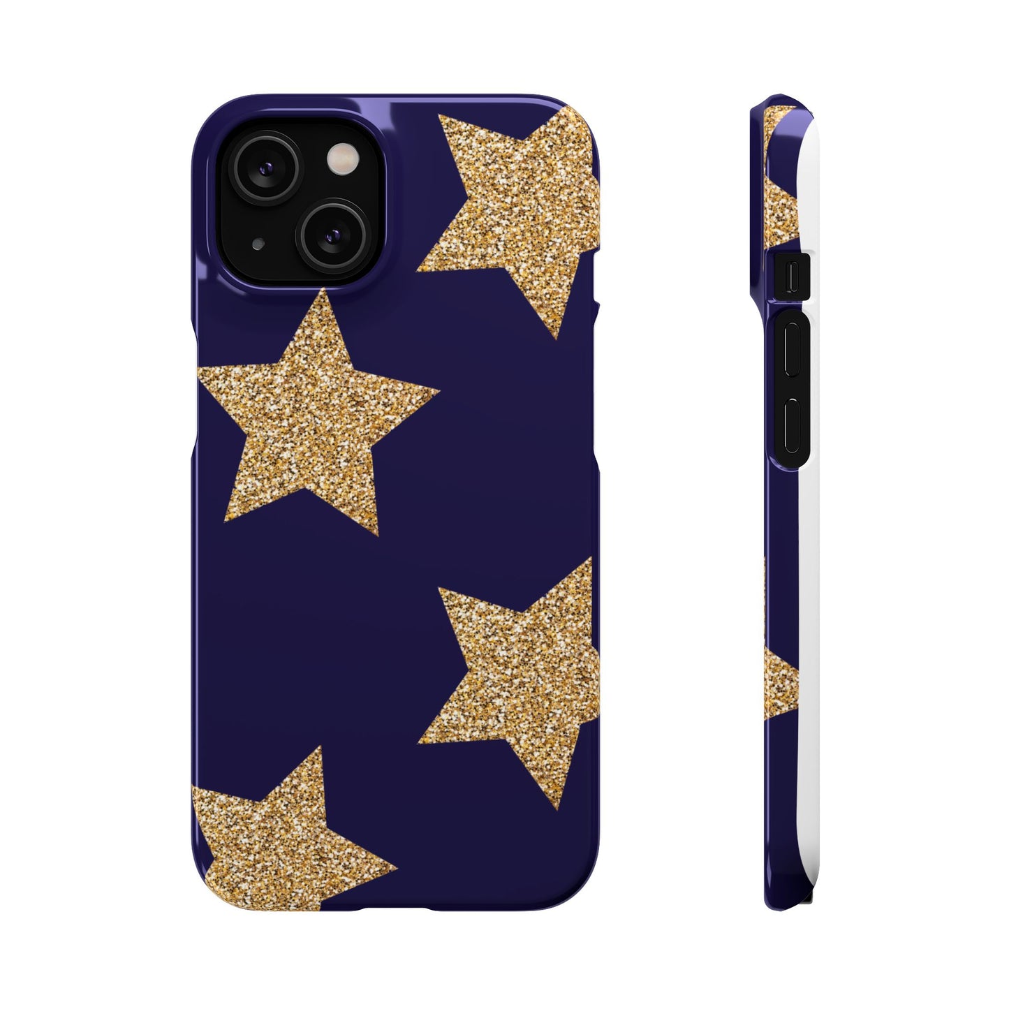 Glitter Star Phone Case – Cute & Stylish Cover, Gift for Her