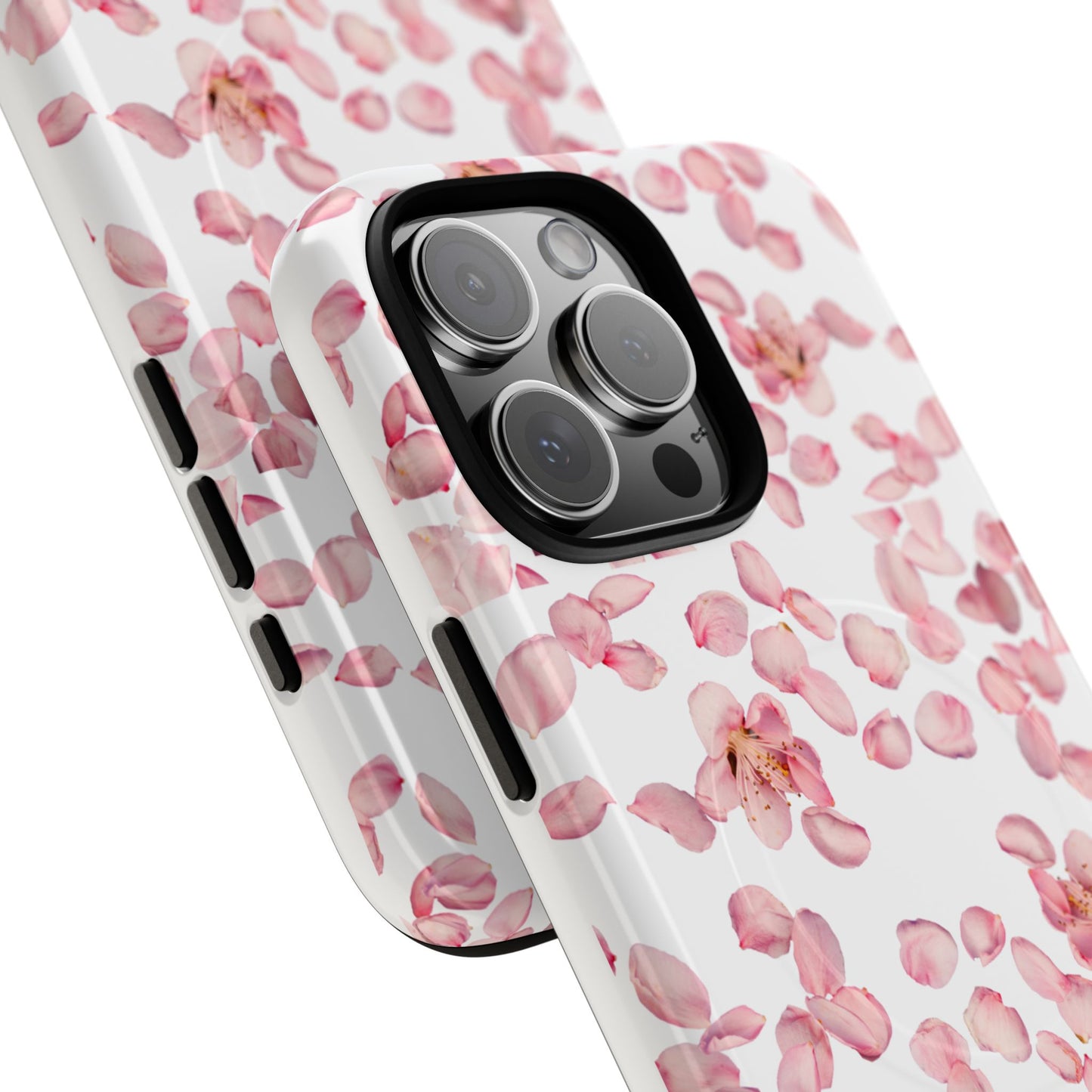 Pink Blossom Magnetic Phone Case – Floral Protective Cover, Cute & Trendy Gift for Her