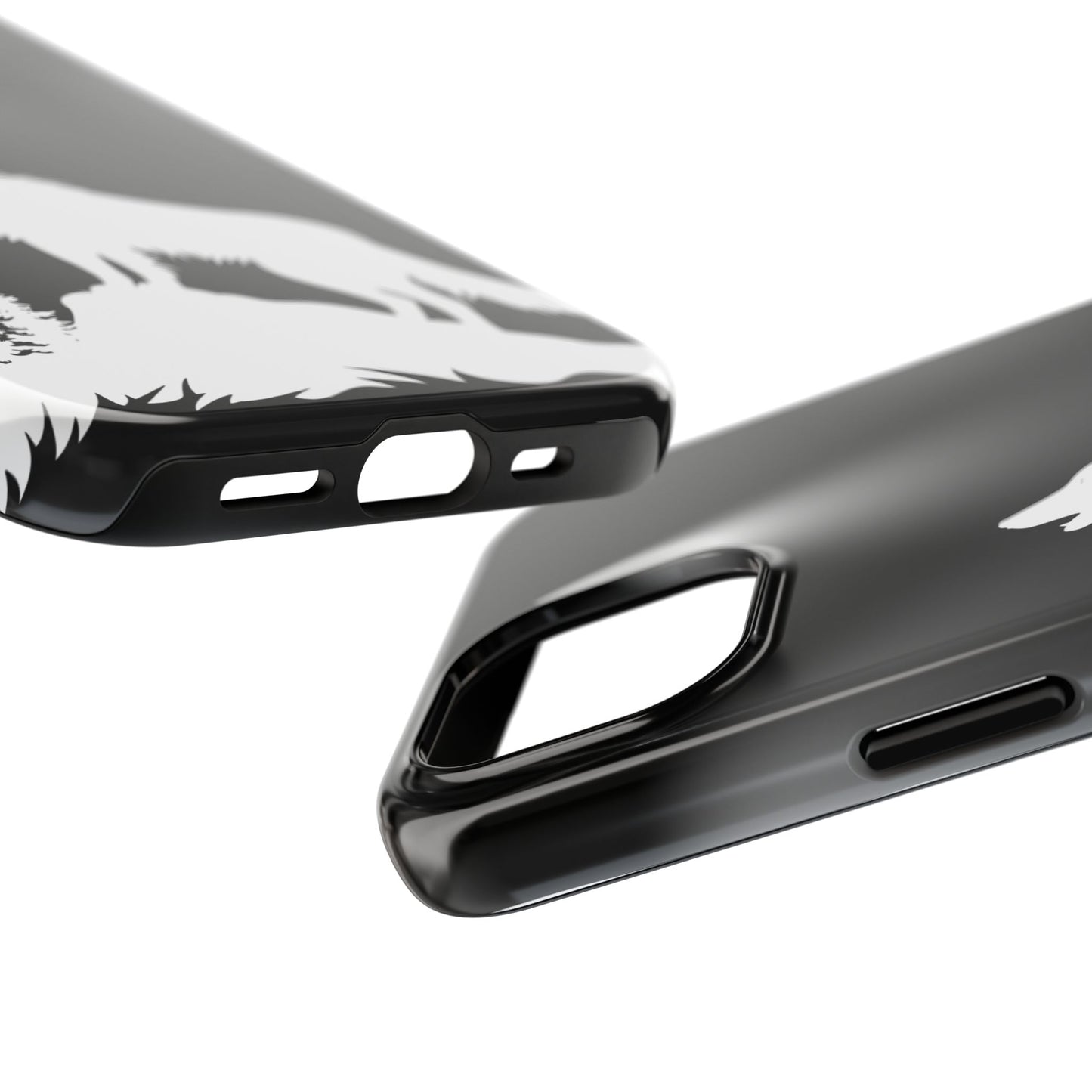 Wolf Howling Tough Phone Case | Wildlife Design | Nature Lover Gift