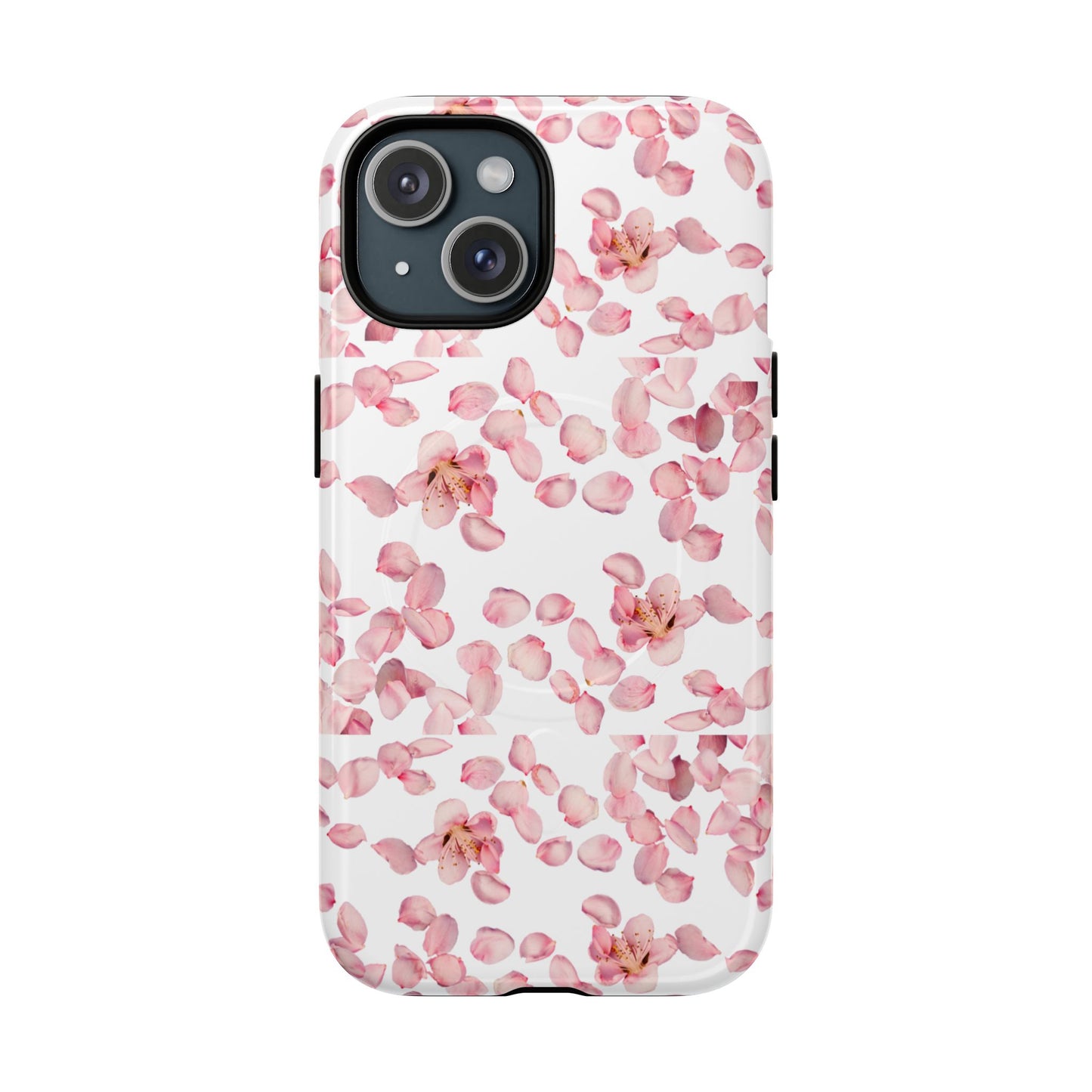 Pink Blossom Magnetic Phone Case – Floral Protective Cover, Cute & Trendy Gift for Her