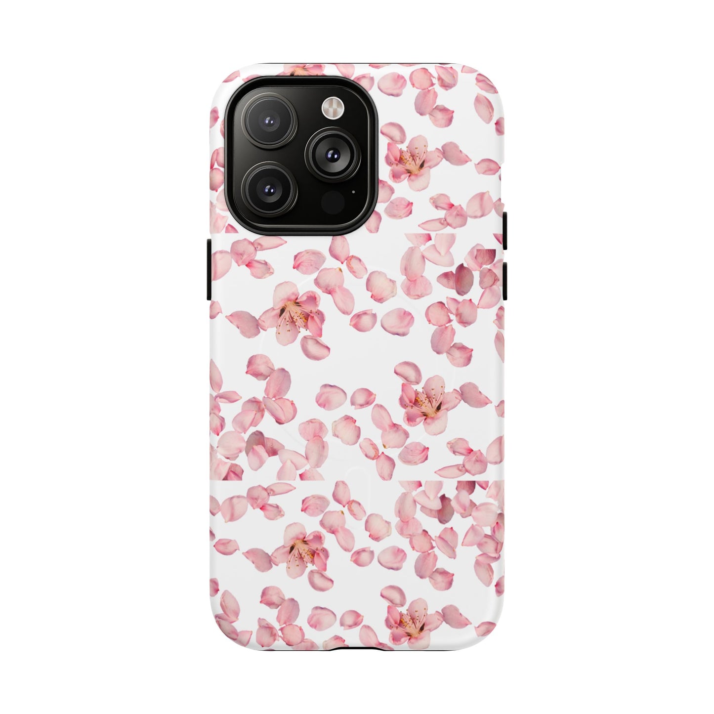 Pink Blossom Magnetic Phone Case – Floral Protective Cover, Cute & Trendy Gift for Her