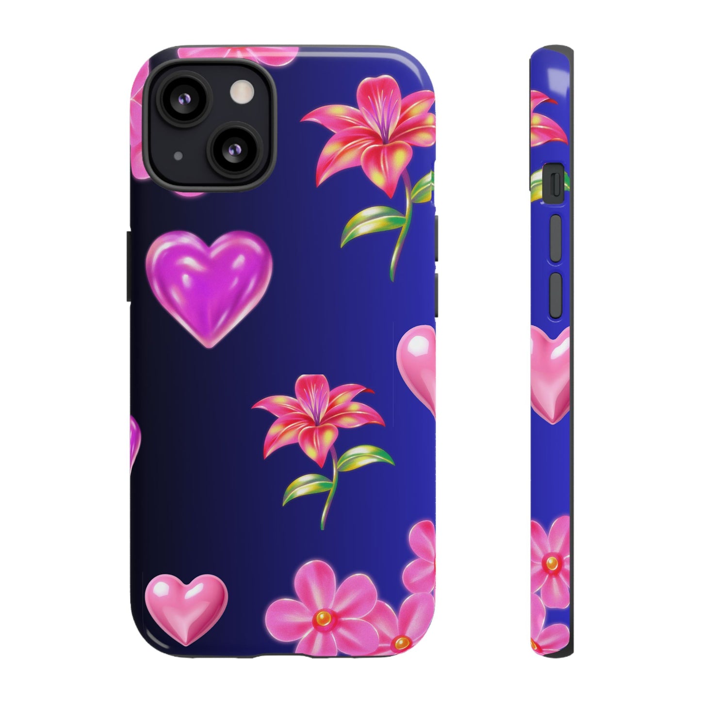 Flower Hearts Phone Case – Cute, Stylish & Protective Gift