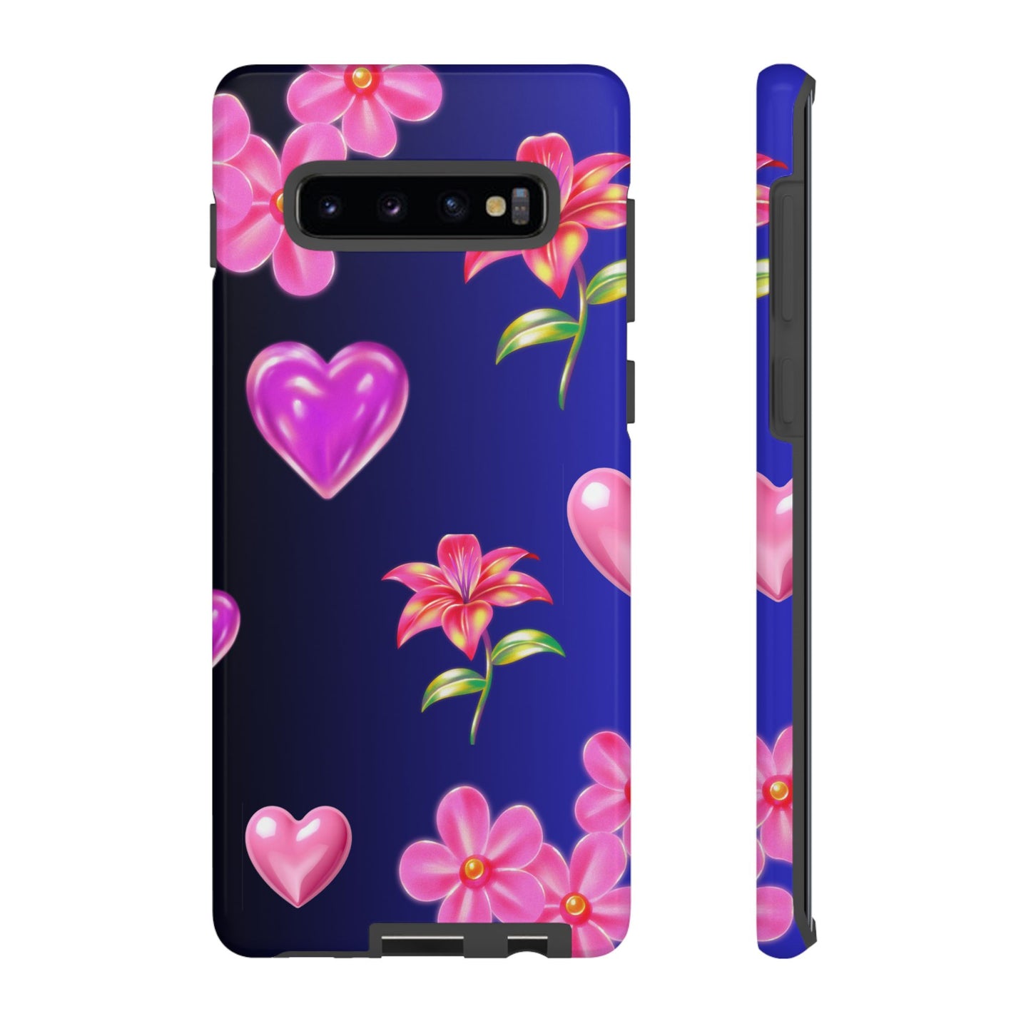 Flower Hearts Phone Case – Cute, Stylish & Protective Gift