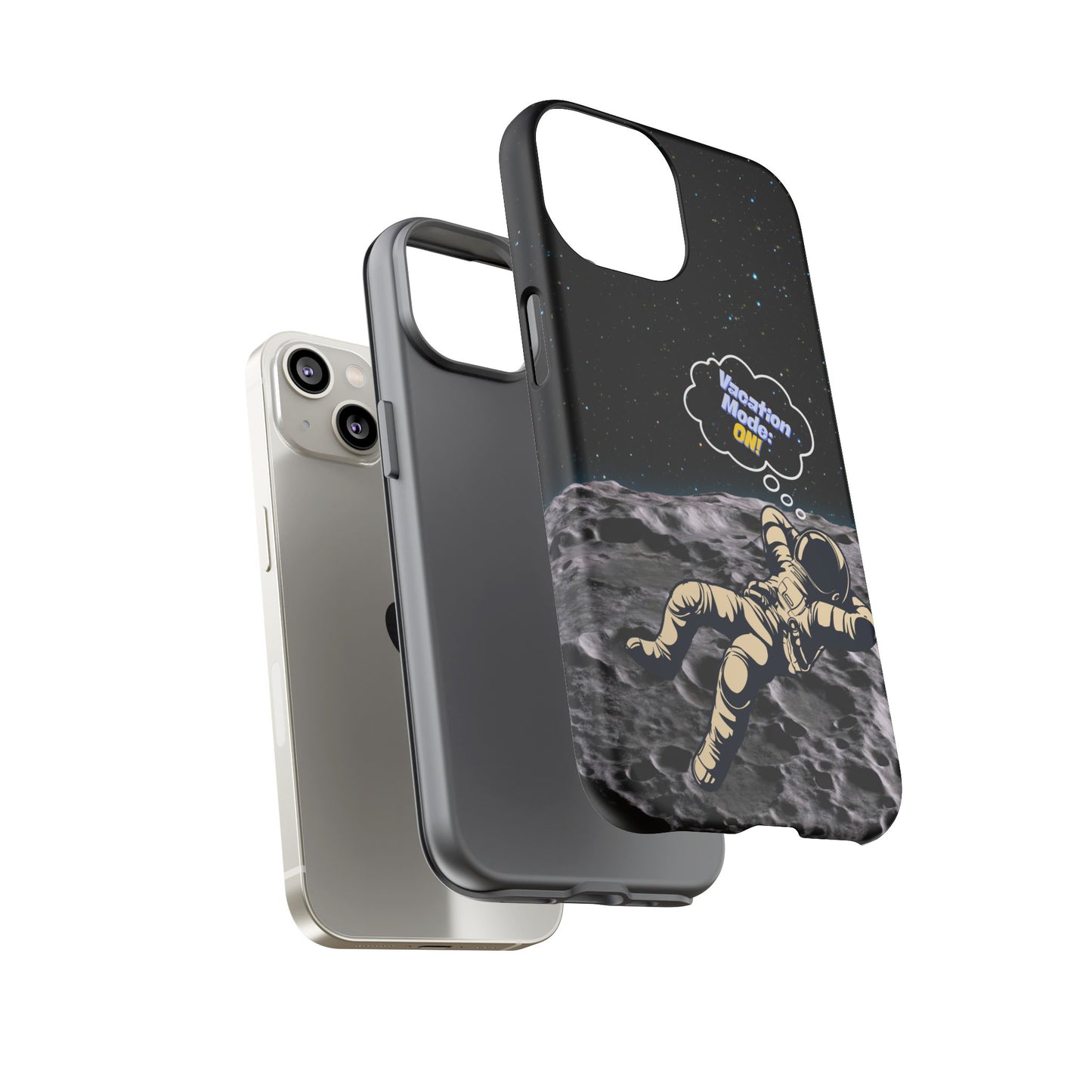 Astronaut Phone Case – Vacation Mode On, Cute Cosmic Gift