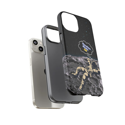 Astronaut Phone Case – Vacation Mode On, Cute Cosmic Gift