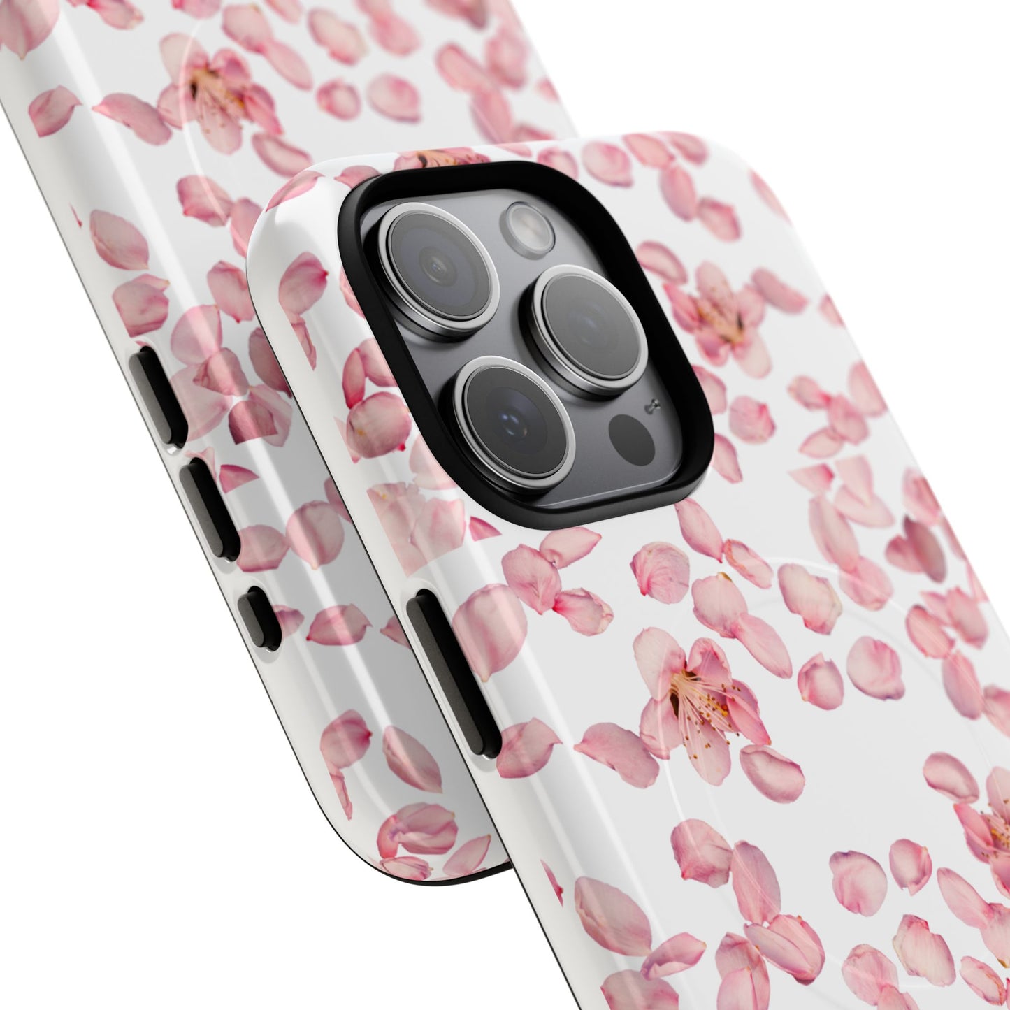 Pink Blossom Magnetic Phone Case – Floral Protective Cover, Cute & Trendy Gift for Her