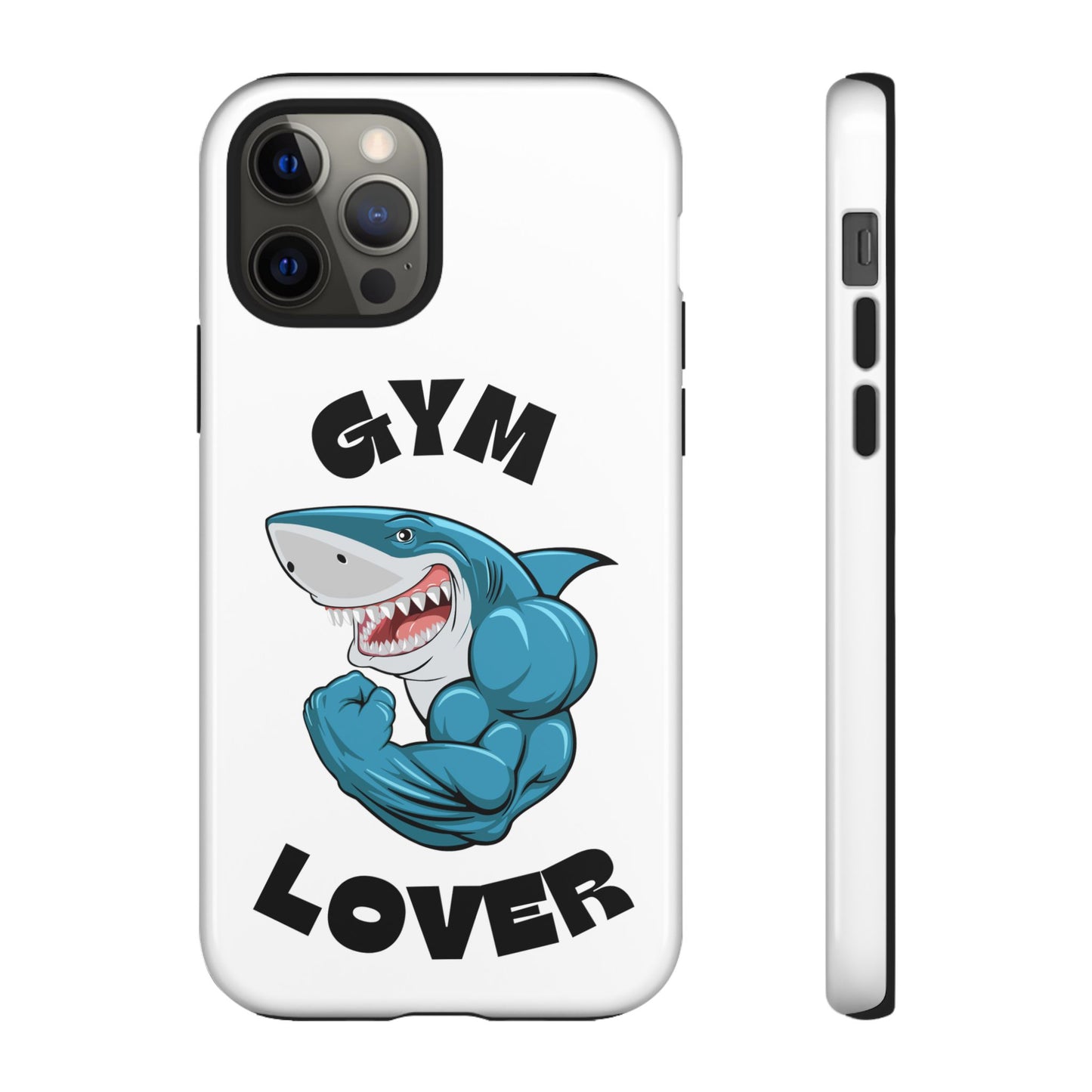 Shark Phone Case | Tough Gym Lover Cover | Fitness Gift & Workout Accessory