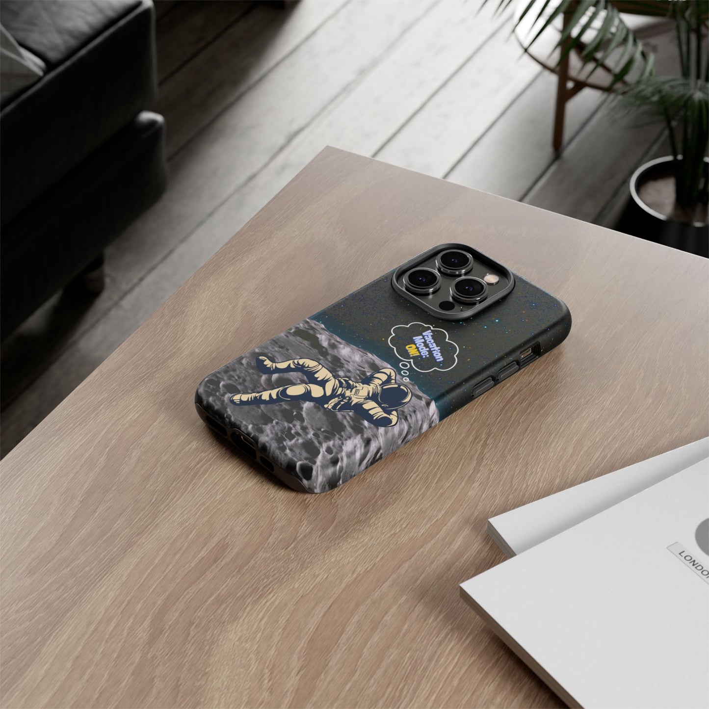 Astronaut Phone Case – Vacation Mode On, Cute Cosmic Gift