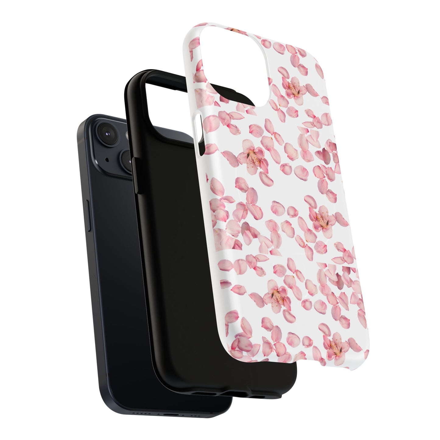 Pink Blossom Magnetic Phone Case – Floral Protective Cover, Cute & Trendy Gift for Her
