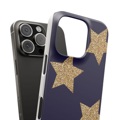 Glitter Star Phone Case – Cute & Stylish Cover, Gift for Her