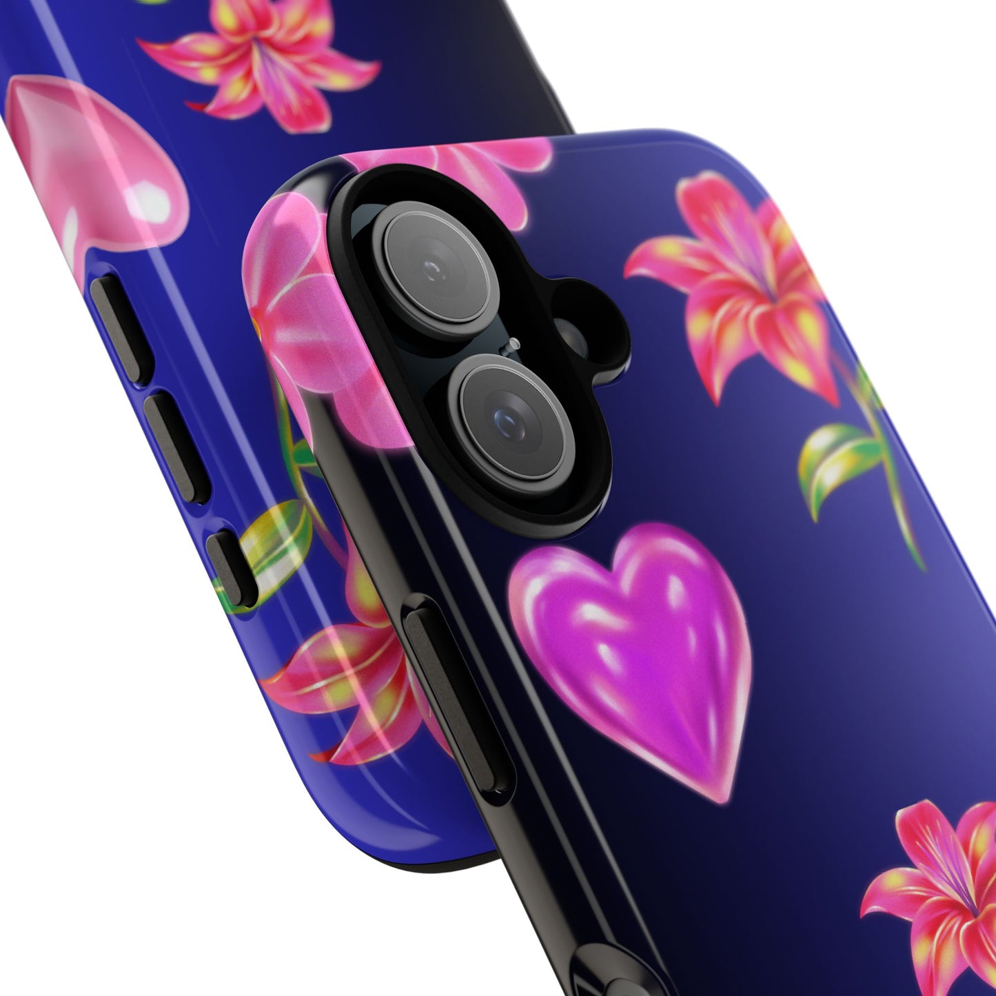 Flower Hearts Phone Case – Cute, Stylish & Protective Gift