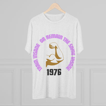 Inspirational Fitness Crew Tee | Train Insane Gym Shirt | Workout & Motivational Gift