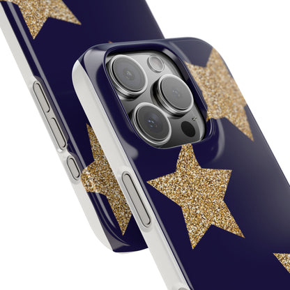 Glitter Star Phone Case – Cute & Stylish Cover, Gift for Her