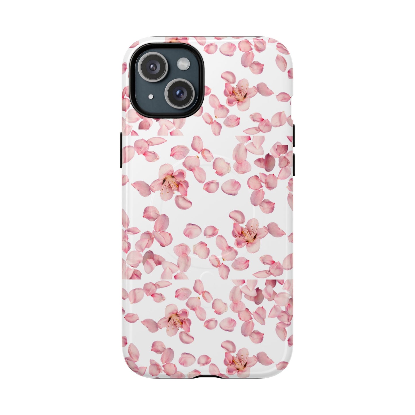 Pink Blossom Magnetic Phone Case – Floral Protective Cover, Cute & Trendy Gift for Her