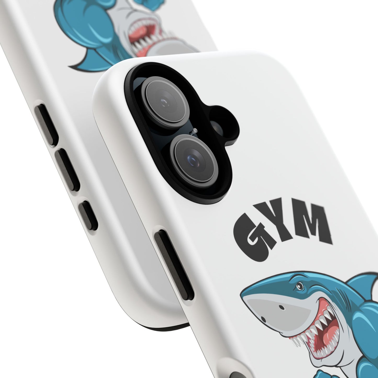 Shark Phone Case | Tough Gym Lover Cover | Fitness Gift & Workout Accessory