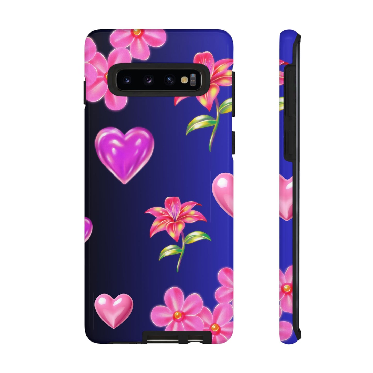 Flower Hearts Phone Case – Cute, Stylish & Protective Gift