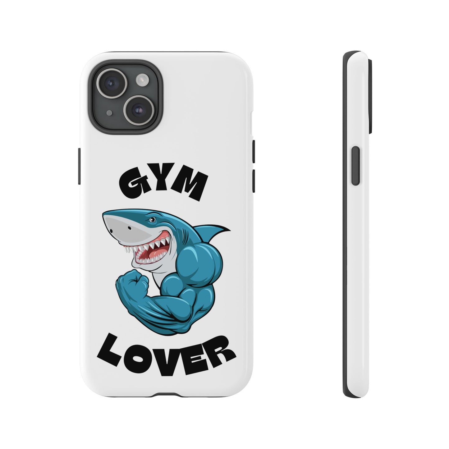 Shark Phone Case | Tough Gym Lover Cover | Fitness Gift & Workout Accessory
