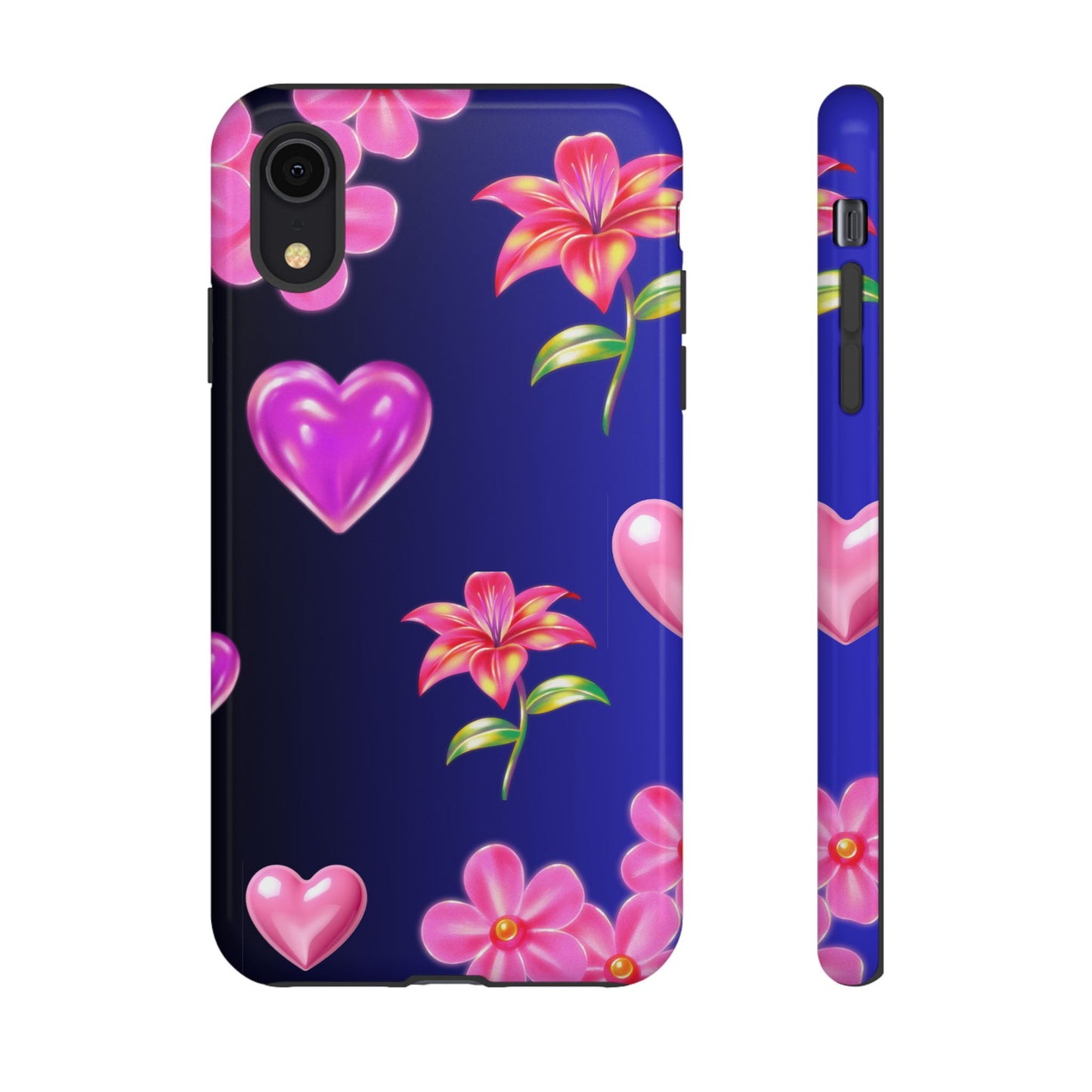 Flower Hearts Phone Case – Cute, Stylish & Protective Gift